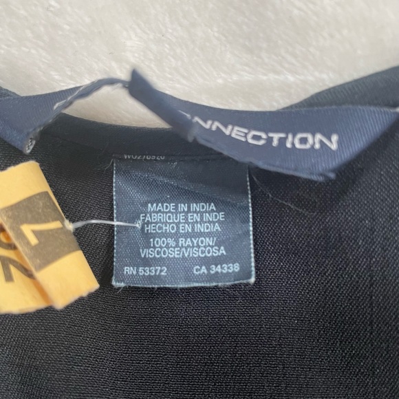 French Connection Sequin Sleeveless Shirt Size 2 - Picture 3 of 6